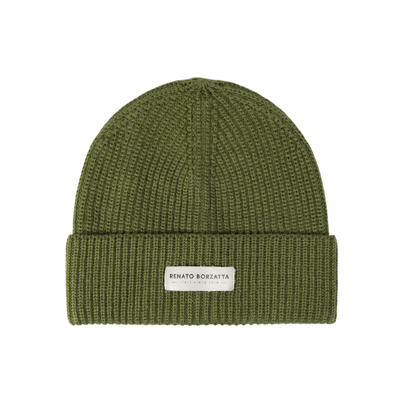 RB5004E  | Set Sciarpa e Berretto in Maglia CERVINO Misto Lana Made in Italy. Colore Verde - Taglia Unica